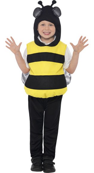 Copii costum albine cu mâinile lor