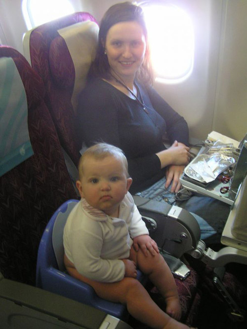 Un copil mic în avion: sfaturi de la părinți experimentați