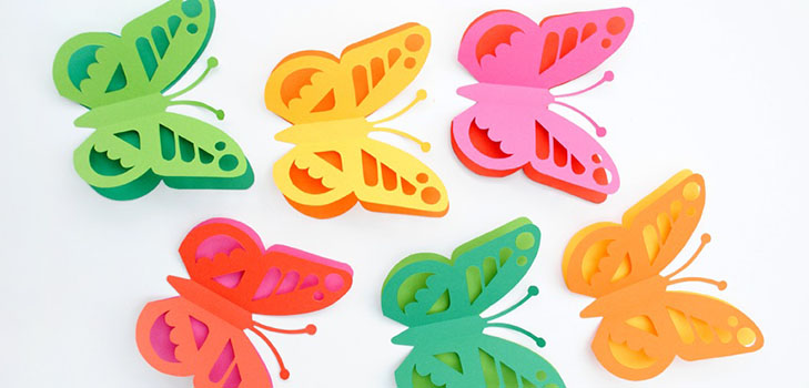 Facem un fluture din hârtie cu mâinile noastre Facem un fluture din hârtie cu mâinile noastre