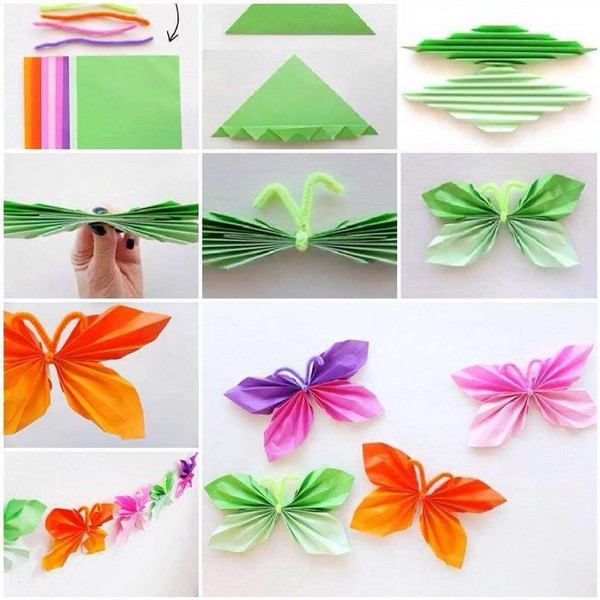 Facem un fluture din hârtie cu mâinile noastre Facem un fluture din hârtie cu mâinile noastre