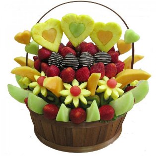 Buchet de fructe cu mâinile proprii