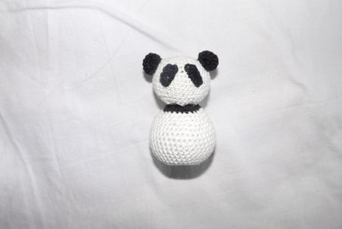 Tricotate jucărie Panda cu mâinile tale