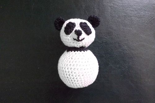 Tricotate jucărie Panda cu mâinile tale