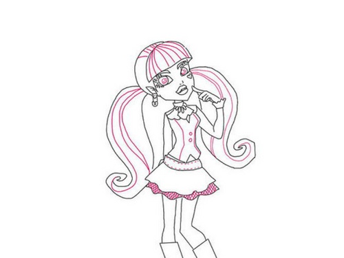 Cum să atragă Claudine Woolf de la "Monster High"?
