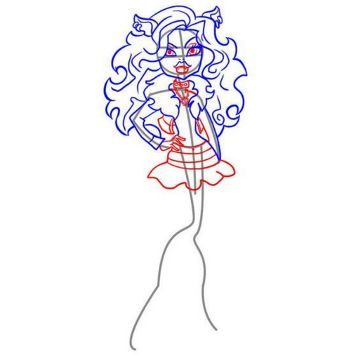 Cum să atragă Claudine Woolf de la "Monster High"?