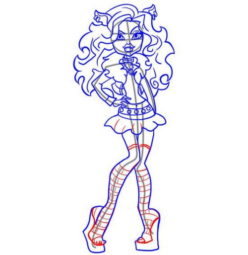 Cum să atragă Claudine Woolf de la "Monster High"?