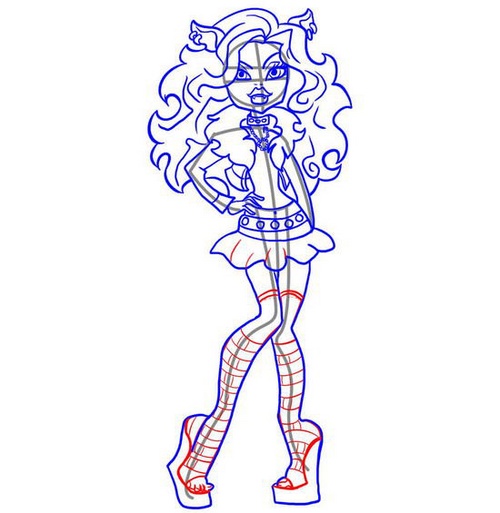 Cum să atragă Claudine Woolf de la "Monster High"?