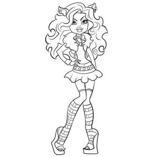 Cum să atragă Claudine Woolf de la "Monster High"?