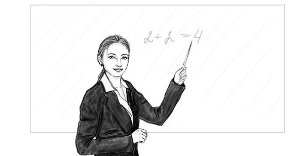 Cum de a desena o școală, profesori