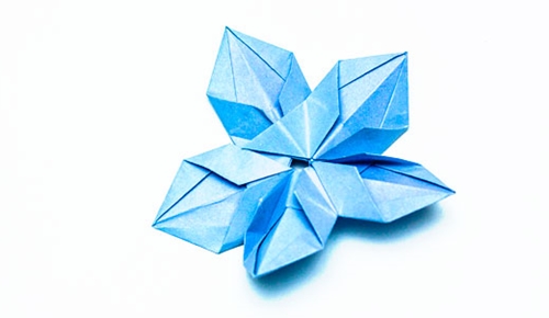 Cum sa faci o floare de origami cu mainile tale