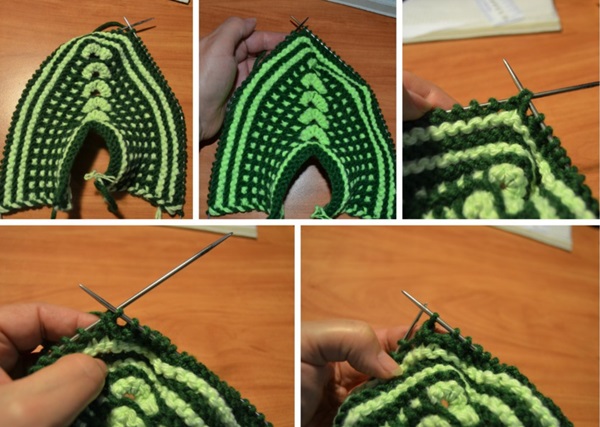 Cum să tricot papuci de casă cu ace de tricotat