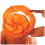 Sculptură din legume și fructe?
