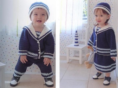 Costumul marinarului cu propriile sale mâini pentru fiul sau fiica sa