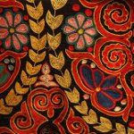 Broderie cu catifea: cativa cusaturi Broderie cu catifea: cativa cusaturi