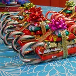 Frumos și originale ambalaj de Anul Nou pentru dulciuri