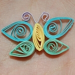 Quilling fluture