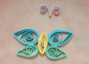 Quilling fluture