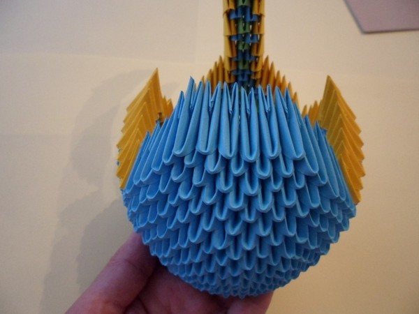 Cum se face o lebădă origami din module - instrucțiuni pas cu pas cu fotografii și clipuri video