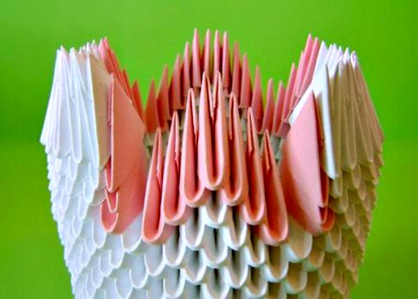 Cum se face o lebădă origami din module - instrucțiuni pas cu pas cu fotografii și clipuri video