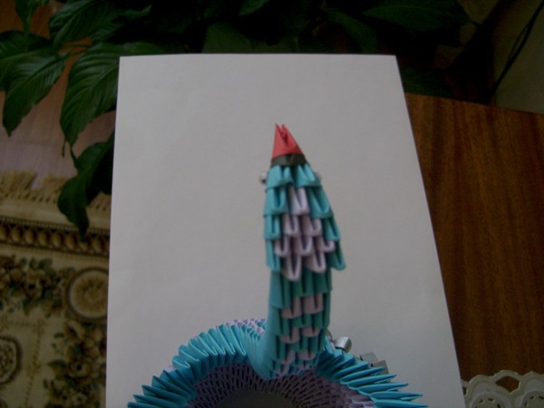 Cum se face o lebădă origami din module - instrucțiuni pas cu pas cu fotografii și clipuri video