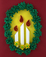 Anul Nou de artizanat din hârtie. Quilling