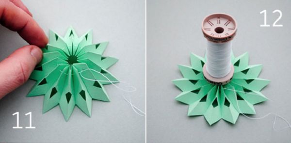 Frumoase fulgi de zăpadă pentru Anul Nou din 2017 cu propriile lor mâini de hârtie - diagrame și fotografii în etape. Cursuri de masterat pentru copii pe fulgii de zăpadă mari în tehnica origami