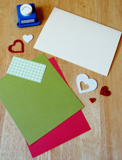 Felicitare de Craciun cu stil scrapbooking pentru Anul Nou 2015 cu mâinile proprii