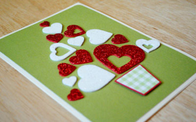 Felicitare de Craciun cu stil scrapbooking pentru Anul Nou 2015 cu mâinile proprii