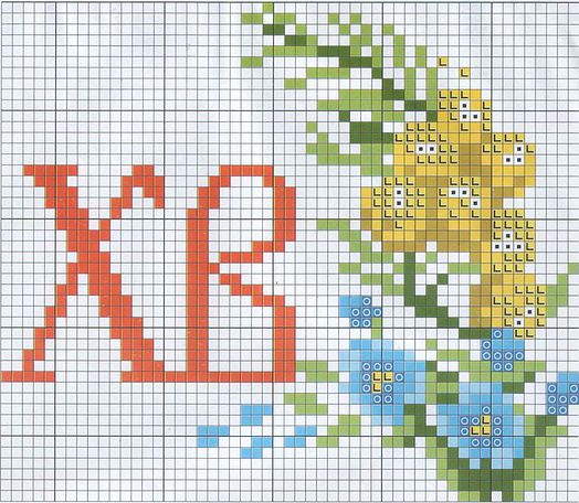 Easter broderie