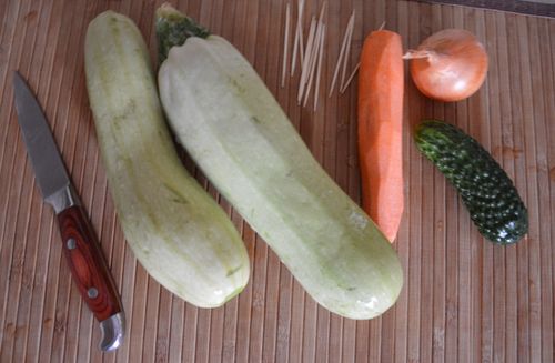 Artizanat din legume prin mâini proprii
