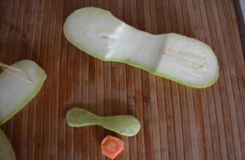Artizanat din legume prin mâini proprii