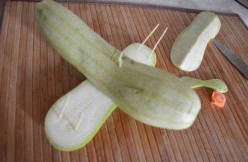 Artizanat din legume prin mâini proprii