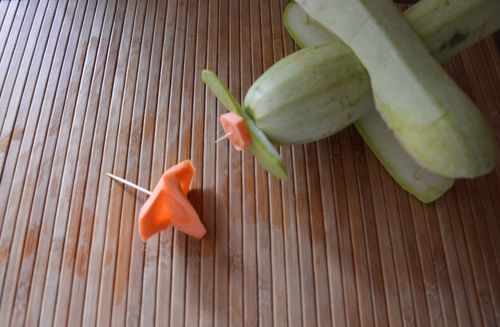 Artizanat din legume prin mâini proprii