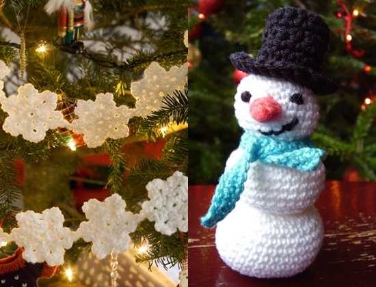 Artizanat pentru crochetul de Anul Nou: fotografie, video master-class