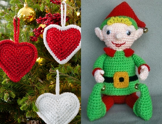 Artizanat pentru crochetul de Anul Nou: fotografie, video master-class
