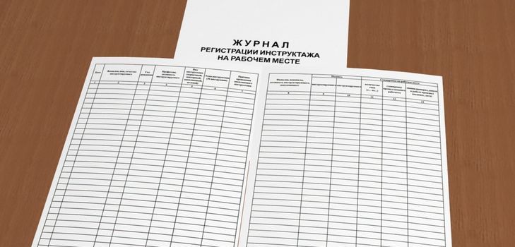 Instrucțiuni metodice și recomandări pentru completarea jurnalului de informare la locul de muncă