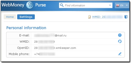 Cum se completează Webmoney