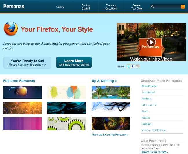 Teme pentru Mozilla Firefox 4.0