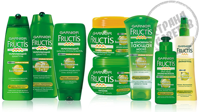 Garnier Fructis Nutriție și recuperare