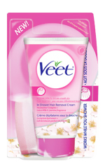 Veet în crema de duș Veet în crema de duș