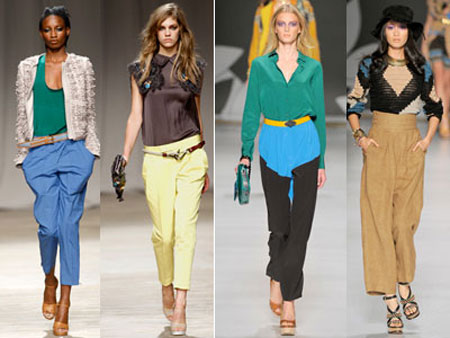 pantaloni lungi glezne