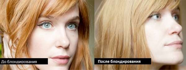 Blond hair: fotografie înainte și după vopsirea acasă