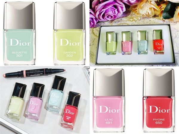 Acuarelă de flori: o colecție de lacuri Dior Glowing Gardens