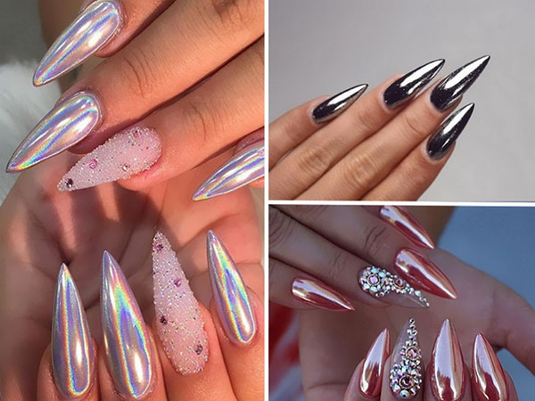 Disco se întoarce: stiletto nails - trend 2016-2017