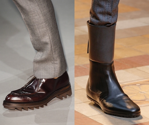 Fotografii de pantofi la modă pentru bărbați pentru iarnă din sezonul 2014