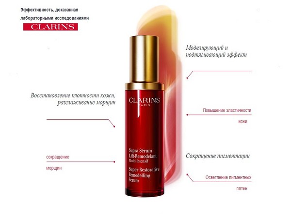 Circuit ideal: seringul de modelare Clarins Multi-Intensif