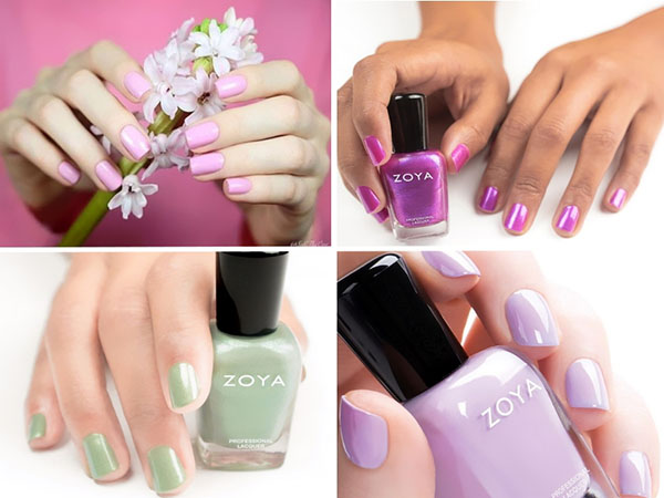 Perfect manichiura pastel cu lacuri Zoya Charming 2017