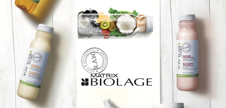 Bucle de vis: linia profesională Matrix Biolage R.A.W.