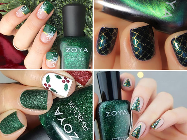 Cea mai bună artă de Anul Nou cu Lacuri Zoya Enchanted