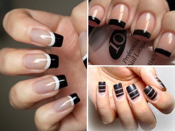 Manichiura total negru - toamna trend-2016